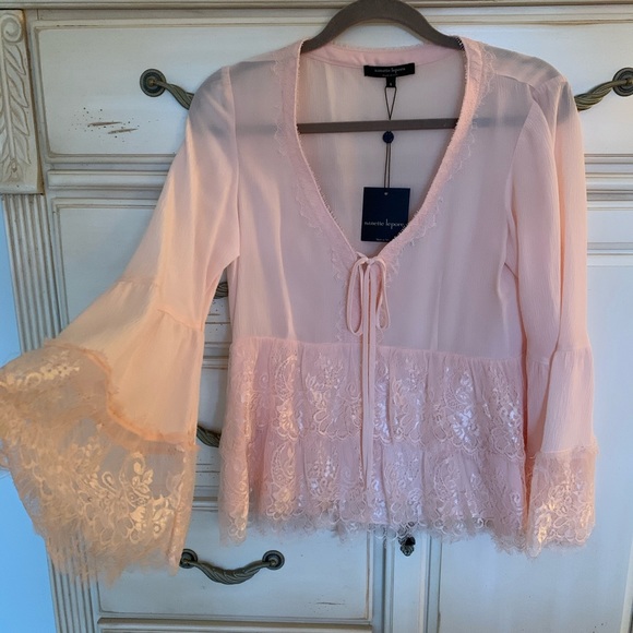 Nanette Lepore Tops - Nannette Lepore  Blouse Top Brand NEW retail $398